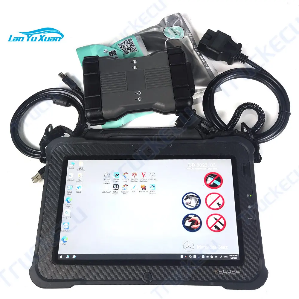 Xplore Tablet + for MB Star C6 Diagnosis VCI Mutiplexer SD Connect Xentry DAS WIS EPC for Benz Cars Auto Diagnostic Tool инструмент для фиксации распредвалов benz m272 m273 car tool