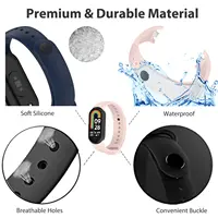 2023 New Watchband For Mi Band 5 Bracelet Xiaomi Mi Band 6 Strap Silicone Sport Replacement Wristband Smartwatch Accessories 2