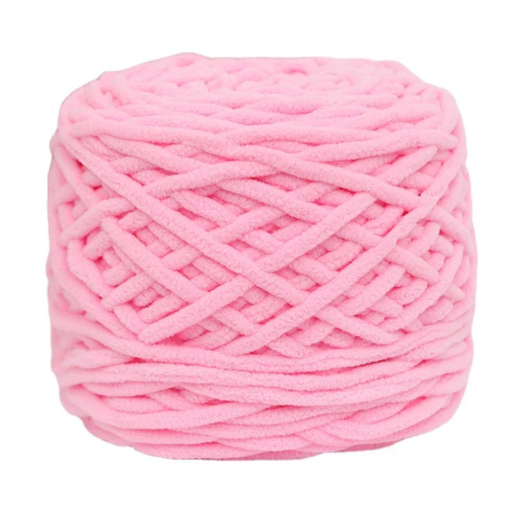 Handmade Ice Thread Chenille Woven Ball, Medium Thickness, Iceland Velvet Wool Ball, 200g 5
