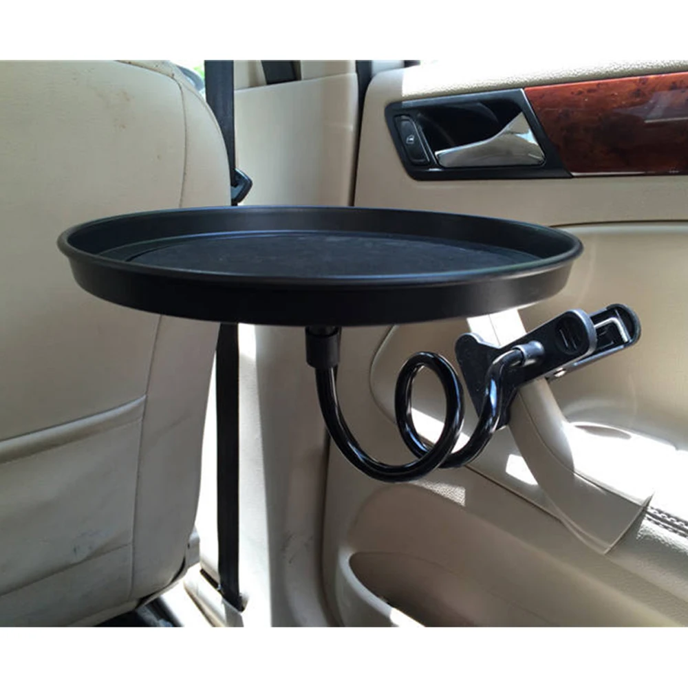 Car Food Tray With Clamp Bracket Folding Dining Table Drink Holder Car