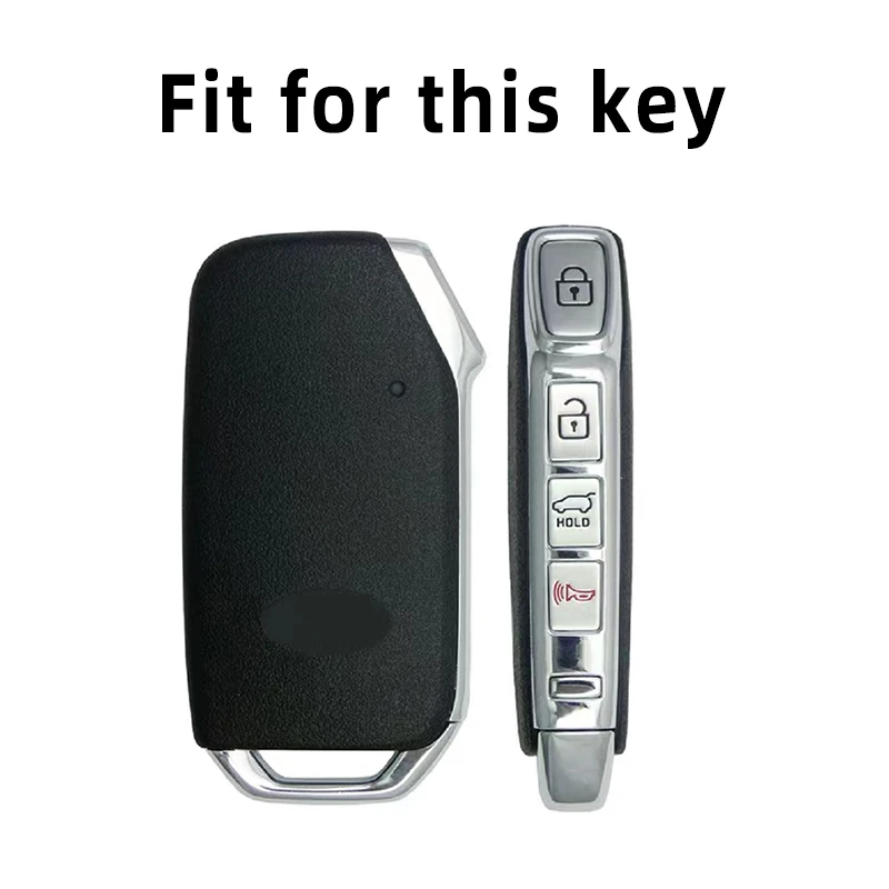 Premium TPU Car Key Case Cover with Keychain