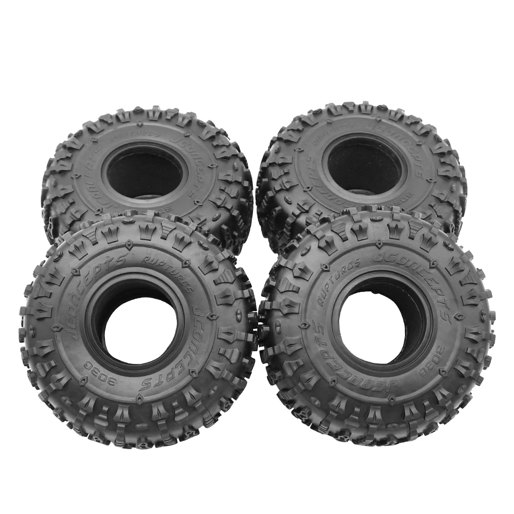 Pneus RC 1/10 2.2 pouces Caoutchouc – Lot de 1/2/4