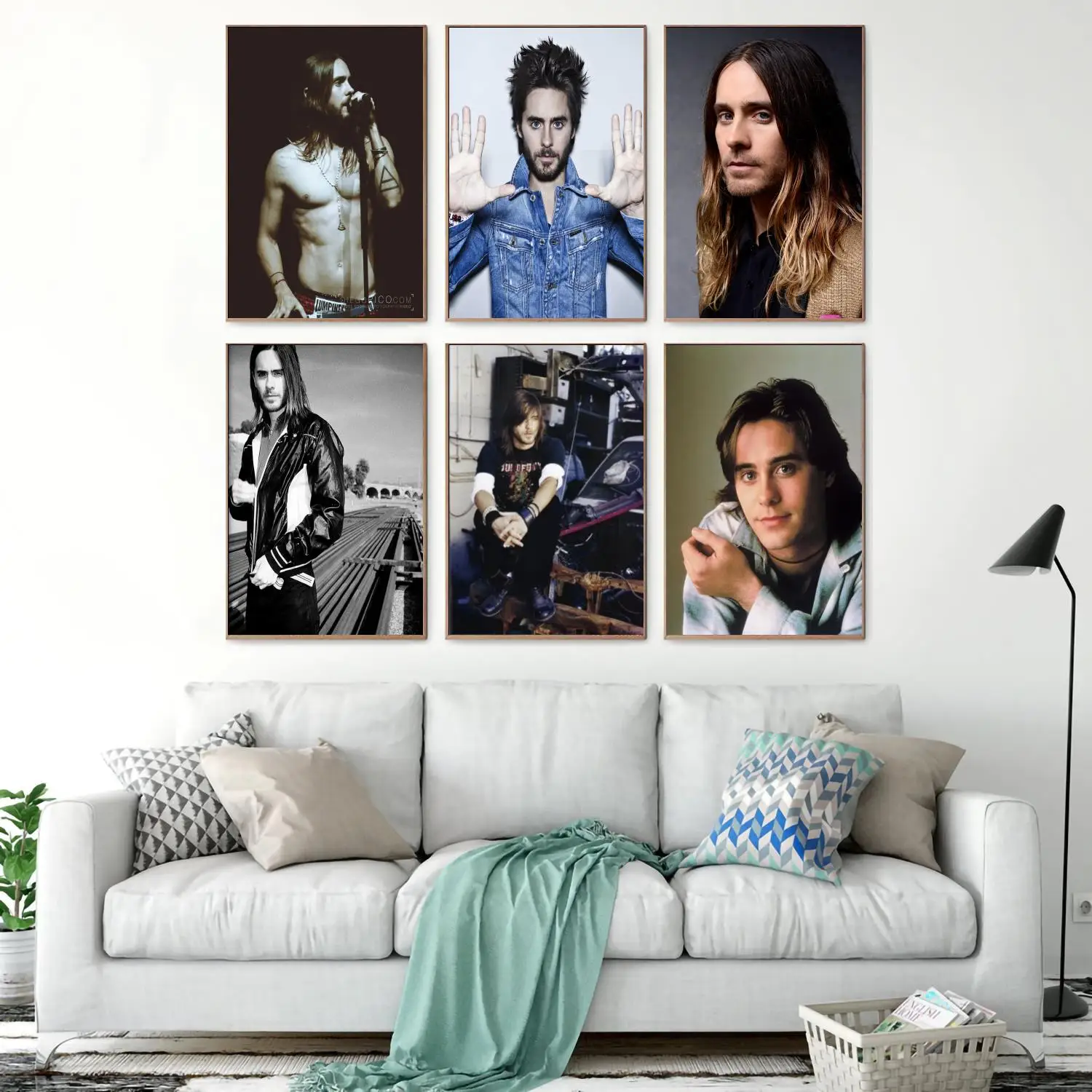 jared leto singer Decoration Art Poster Wall Art Personalized Gift Modern  Family bedroom Decor 24x36 Canvas Posters