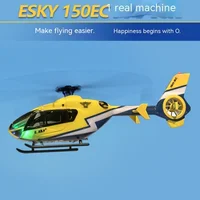 New Esky 150ec Mini Scale 6 Dof Fxz Flight Controller Altitude Hold Flybarless Rc Helicopter Rtf Ec135 Outdoor Toy For Children 1