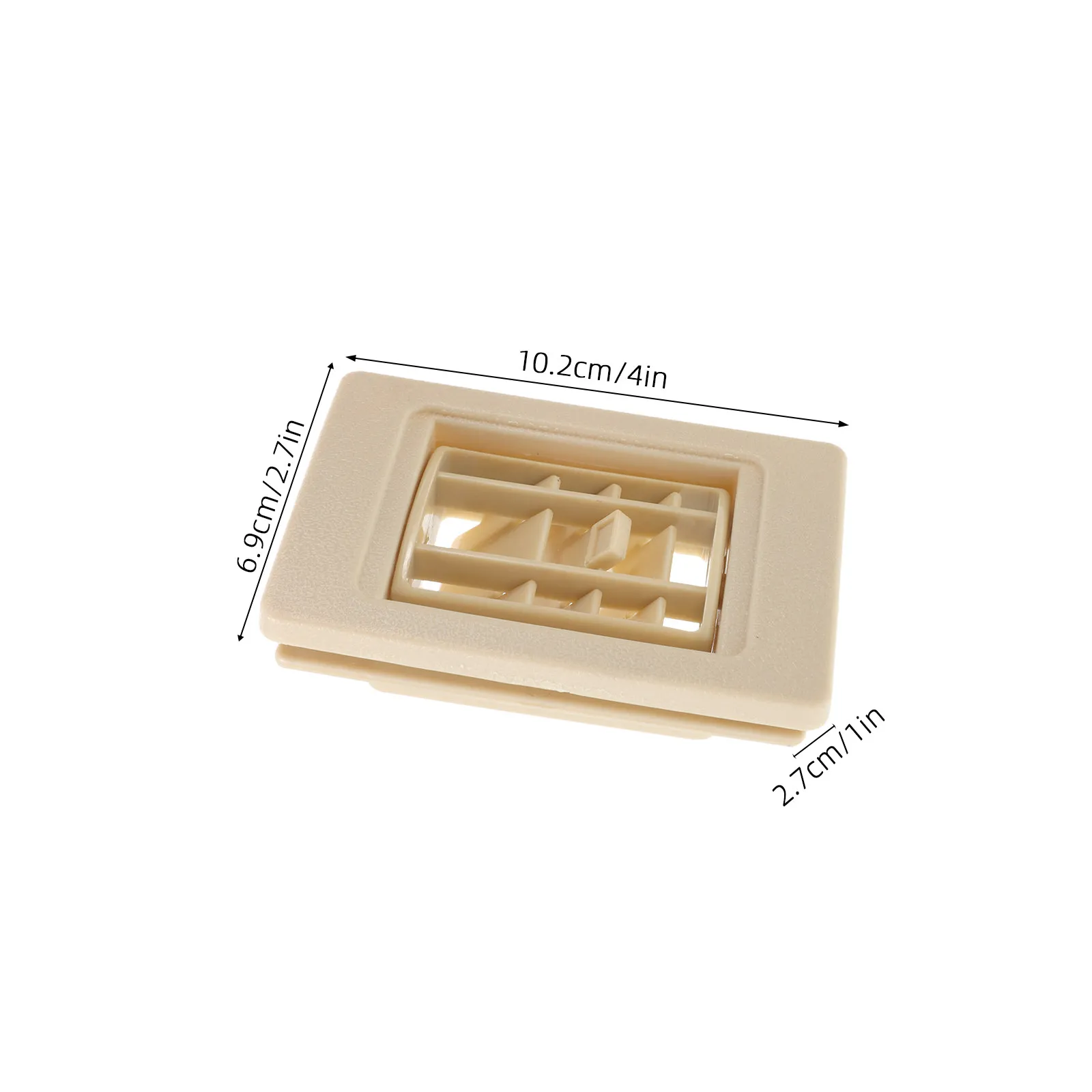 버스 에어컨 통풍구 커버 직사각형 대시보드 통풍구 패널 버스 RV용 자동차 에어컨 통풍구 교체품