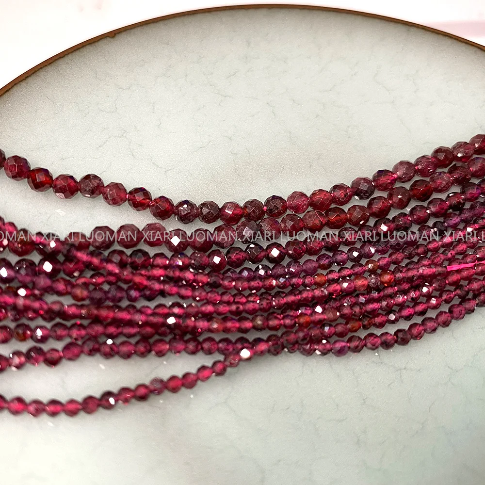 OLYCRAFT 126pz Perle Di Granato Naturale Da 6 Mm Perle Granato - Foto 6