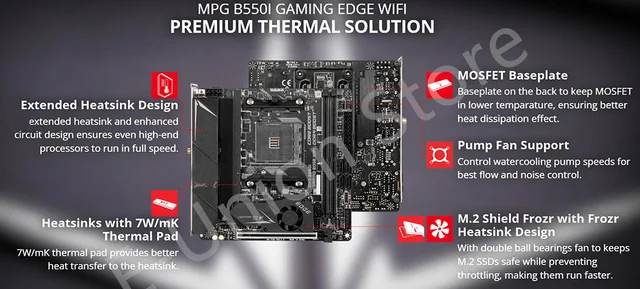 B550i Gaming Edge Wifi MPG B550I GAMING EDGE WIFI For Msi AM4 DDR4