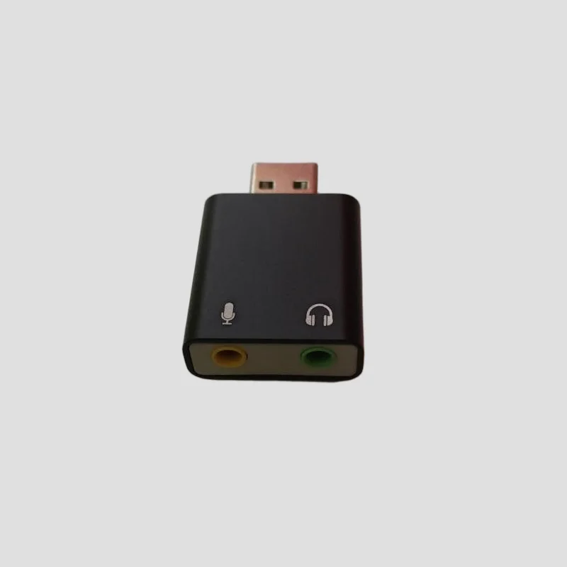 USB to 3.5mm TRS Audio Adapter - External Stereo Sound Card Converter
