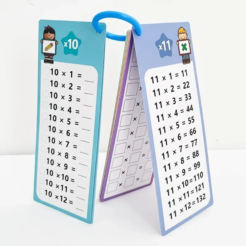 0-12 Multiplication Charts Times Table Cards Self Check Math Learning Tool Practice Quick Calculation Mathematics Flashcard Mathematics Exercise Book Plastic Math Counters Math Drawing Tools
