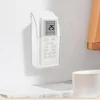 5/1Pc Wall Mounted Storage Box Acrylic TV Air Conditioner Remote Control Holder Multi-function Transparent Storage Box with Hook 5
