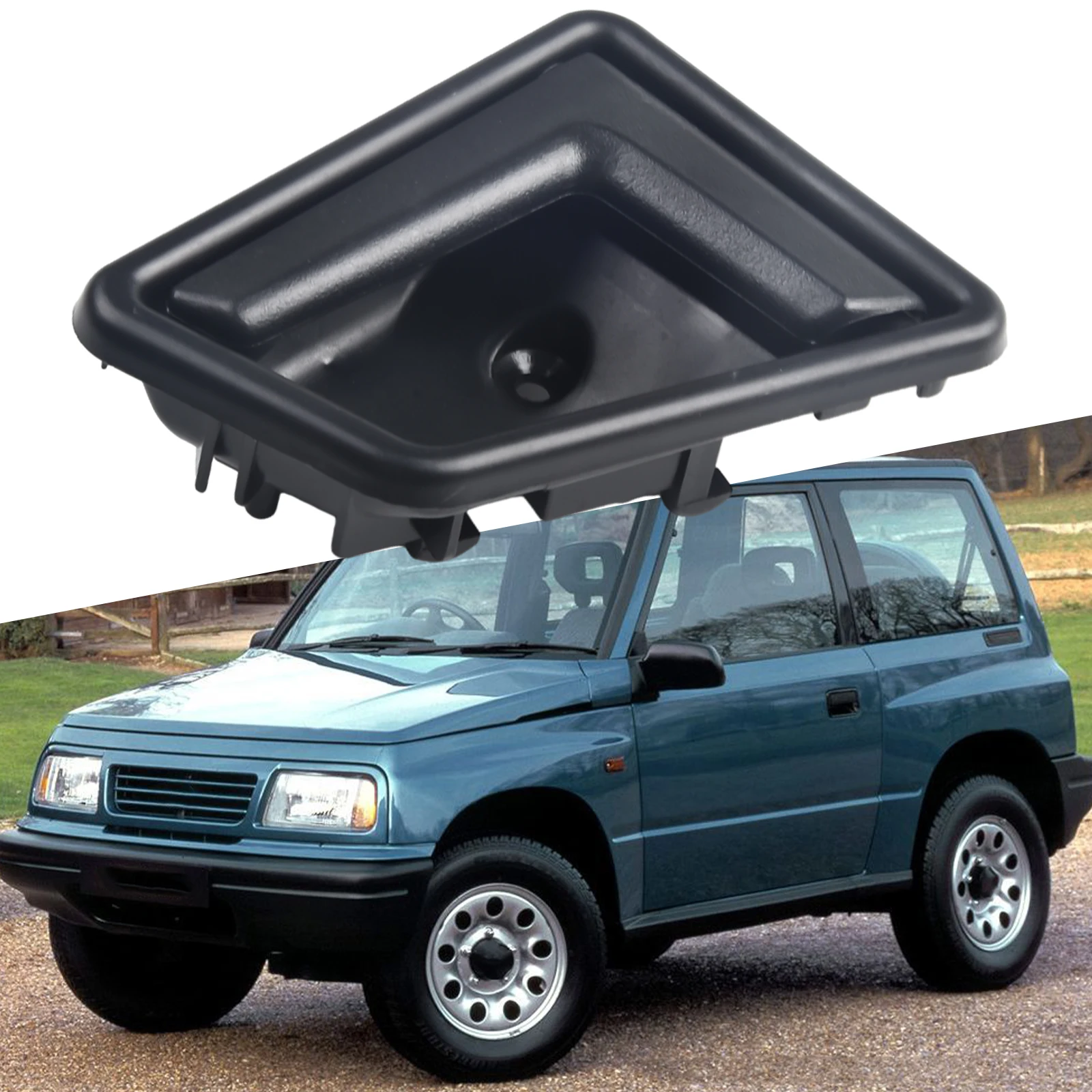 Black External Tailgate Handle For Suzuki Vitara (1989-1998) – Rear, Right Side