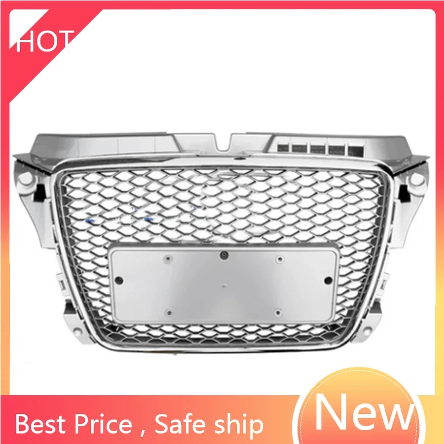 

Для RS3 Style Front Sport Hex Mesh Honeycomb Hood решетка глянцевый черный для Audi A3/S3 8P 2009 2010 2011 2012 2013 Быстрая доставка