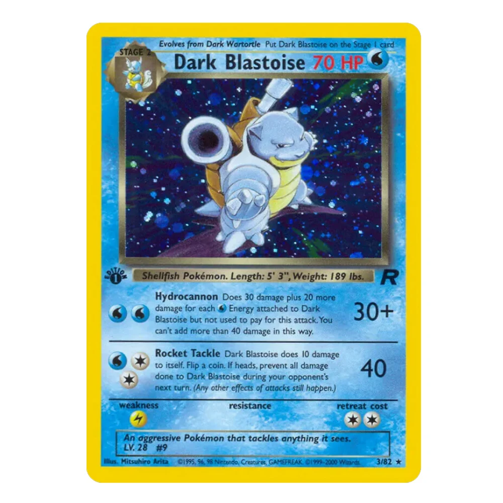 Check the actual price of your Dark Alakazam 1/82 Pokemon card