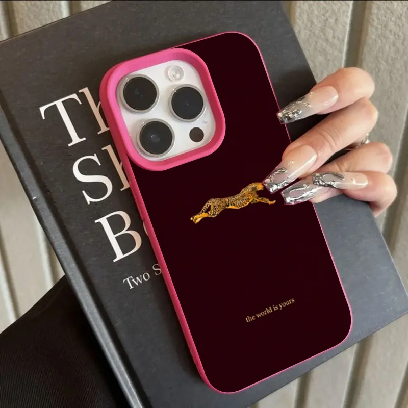 Minimalist Leopard Pattern Phone Case For Iphone Pro Max Plus_voghion.com