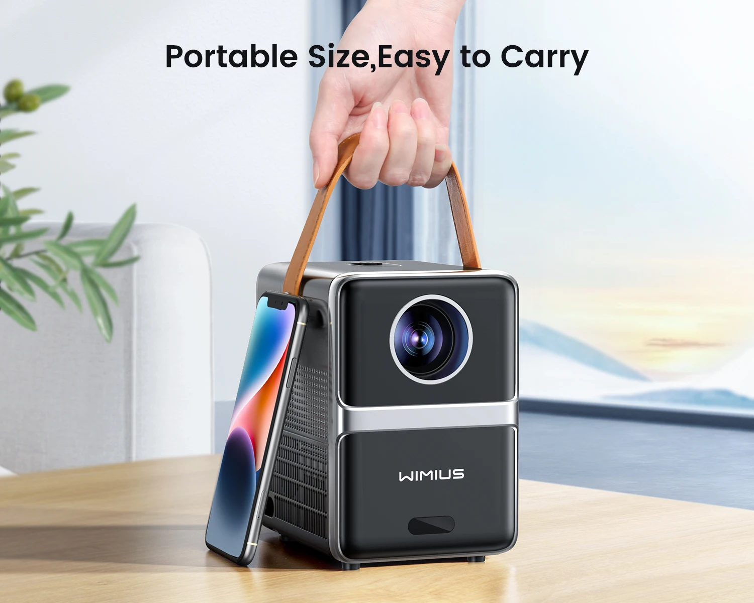 Wimius Portable 1080P Projector 18000L 5G WiFi Bluetooth Theater Projector Support Full HD 1080P Display Home Cinema portable projector mini projector video projector
