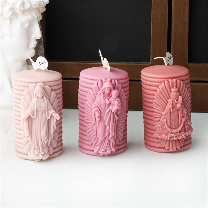 Sacred 3D Candle Mold Design 4