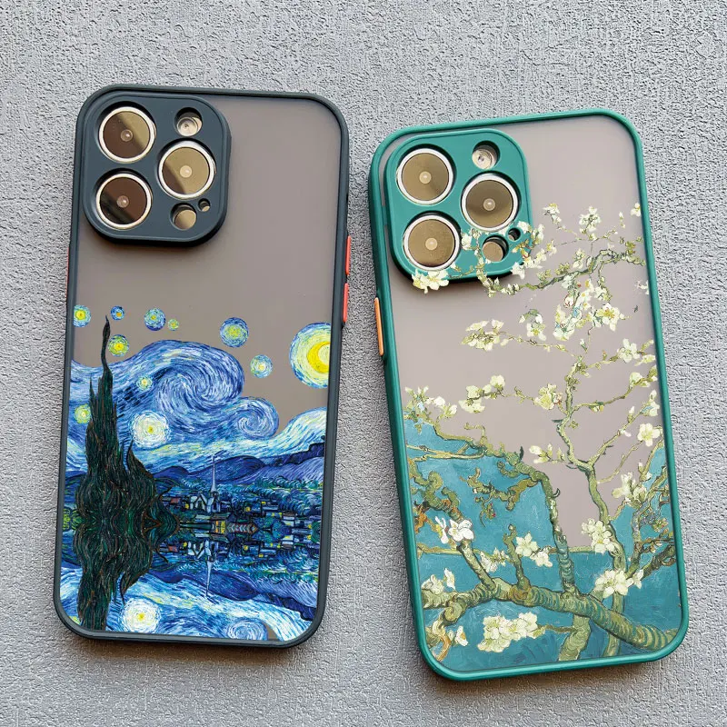 Van Gogh Oil Painting Soft Shockproof Phone Case Cover