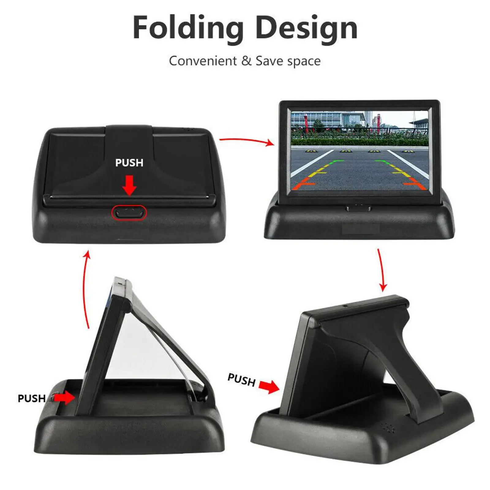4.3 ġ TFT LCD ȭ, ڵ Ĺ  , 2 ä  Է, ߰ ī޶   