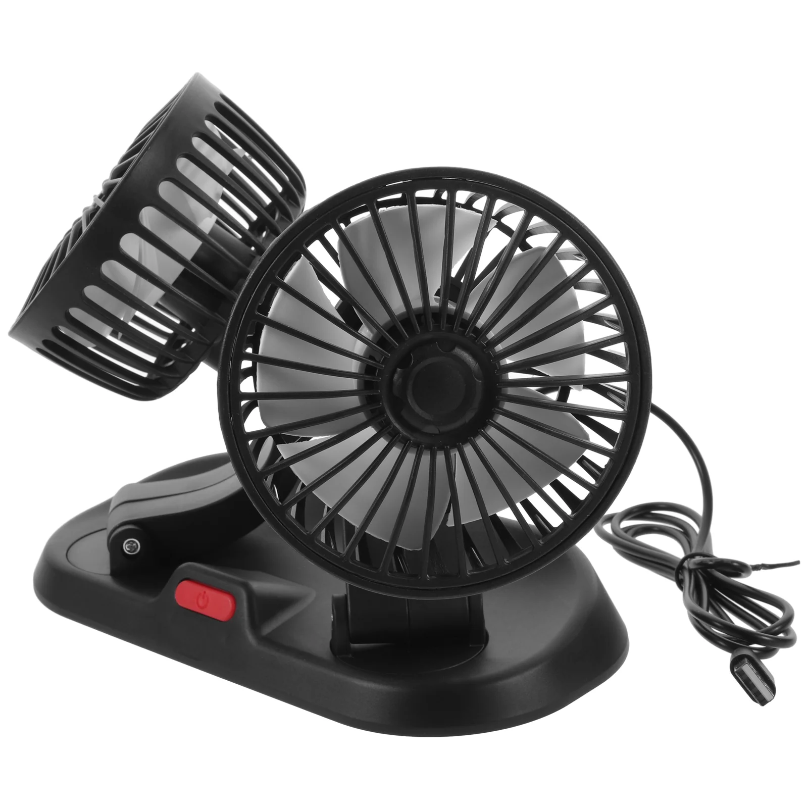 

Car Household Double-headed Fan Adjustable Multi-functional Mini Small Fans That Blow Cold Air Truck Dashboard