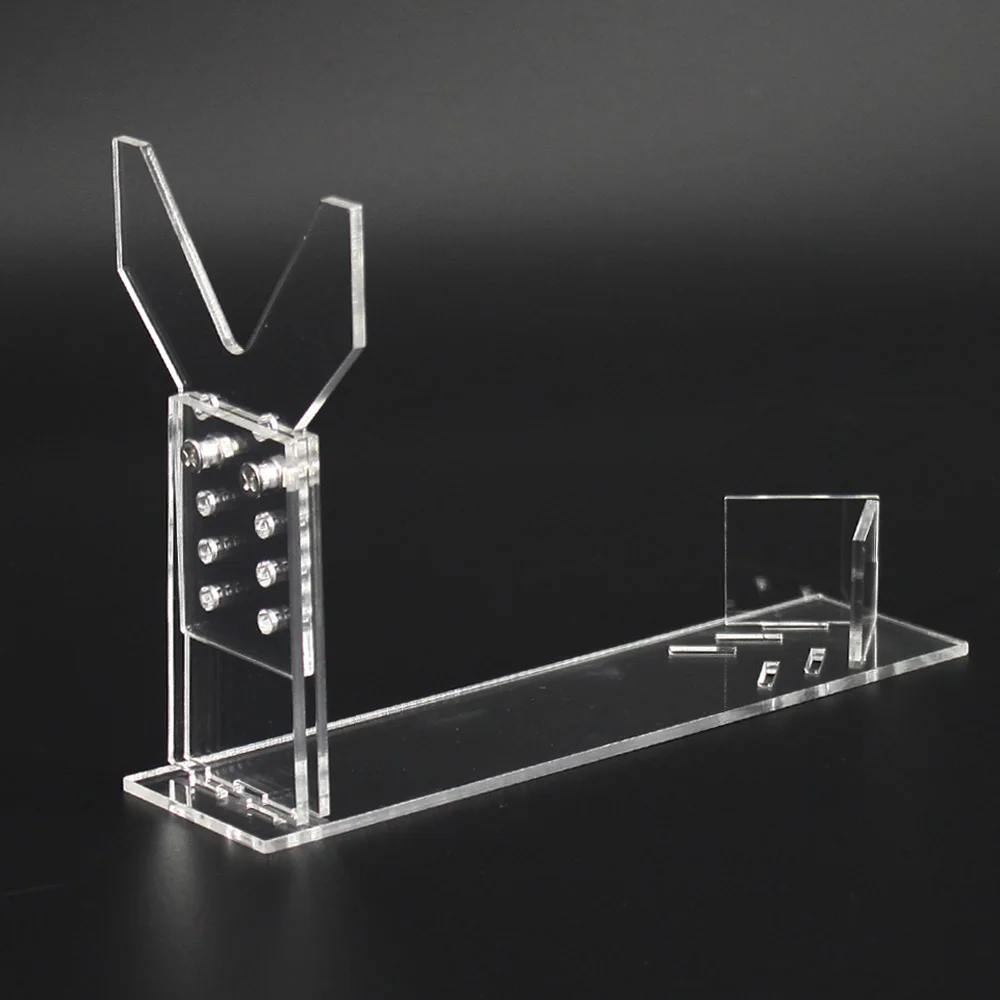 Stojak na pistolet VULPO Unikalna konstrukcja Uchwyt na pistolet Ogólny Regulowany przezroczysty akrylowy stojak na krótki pistolet