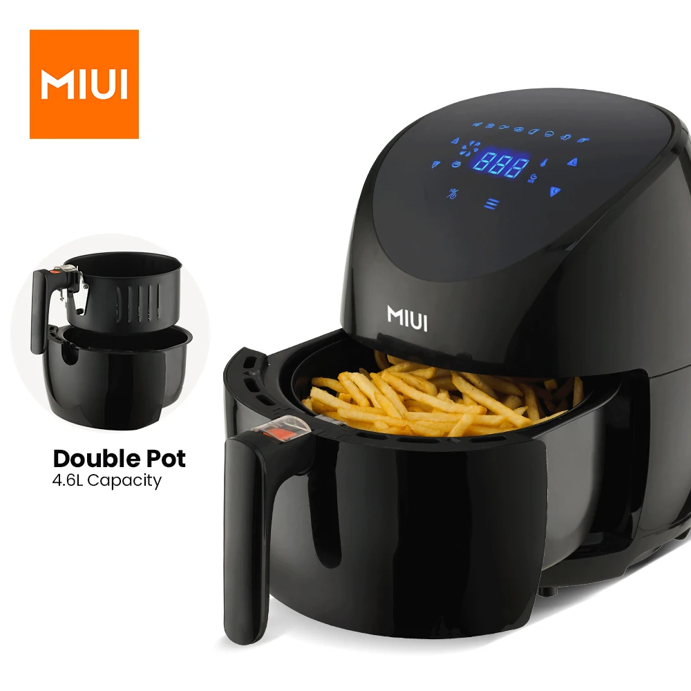 Miui 4.6l Electric Air Fryer Oven Micyclone 360°baking Led Touchscreen