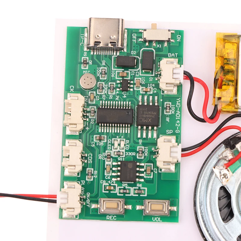 300 Second Recording Playback Module Key Recording Greeting Card Sound Recorder Board Clear Sound Quality
