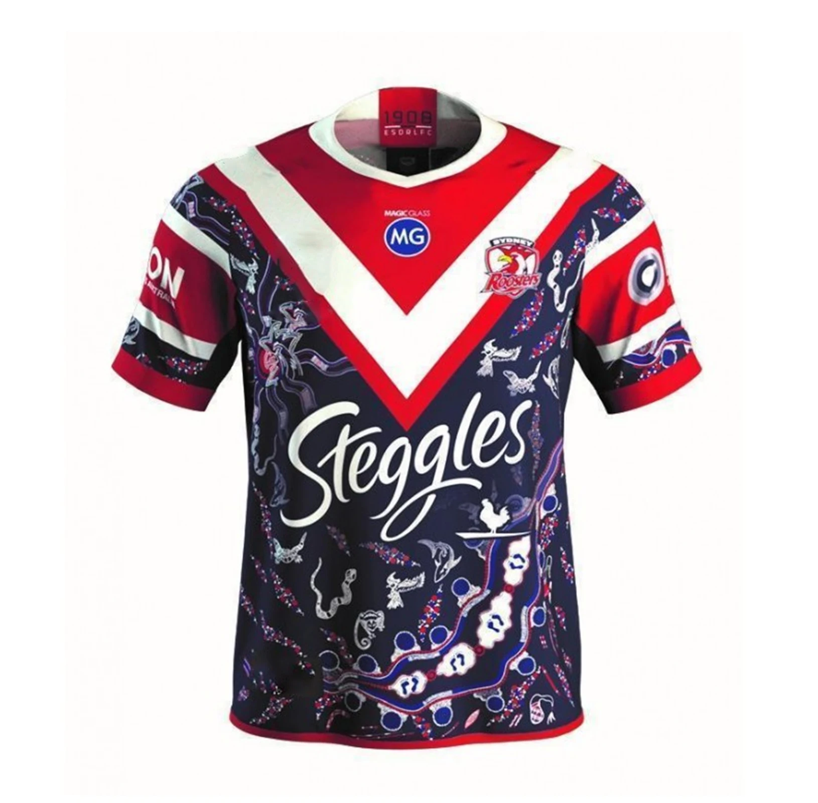 

Sydney Roosters 2020 Indigenous Jersey Rugby Jersey S-5XL
