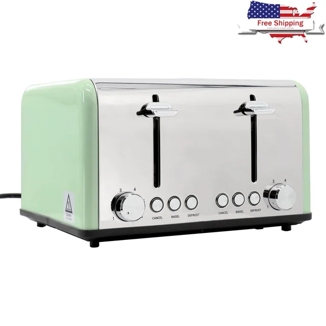 4-Slice Stainless Steel Toaster 1