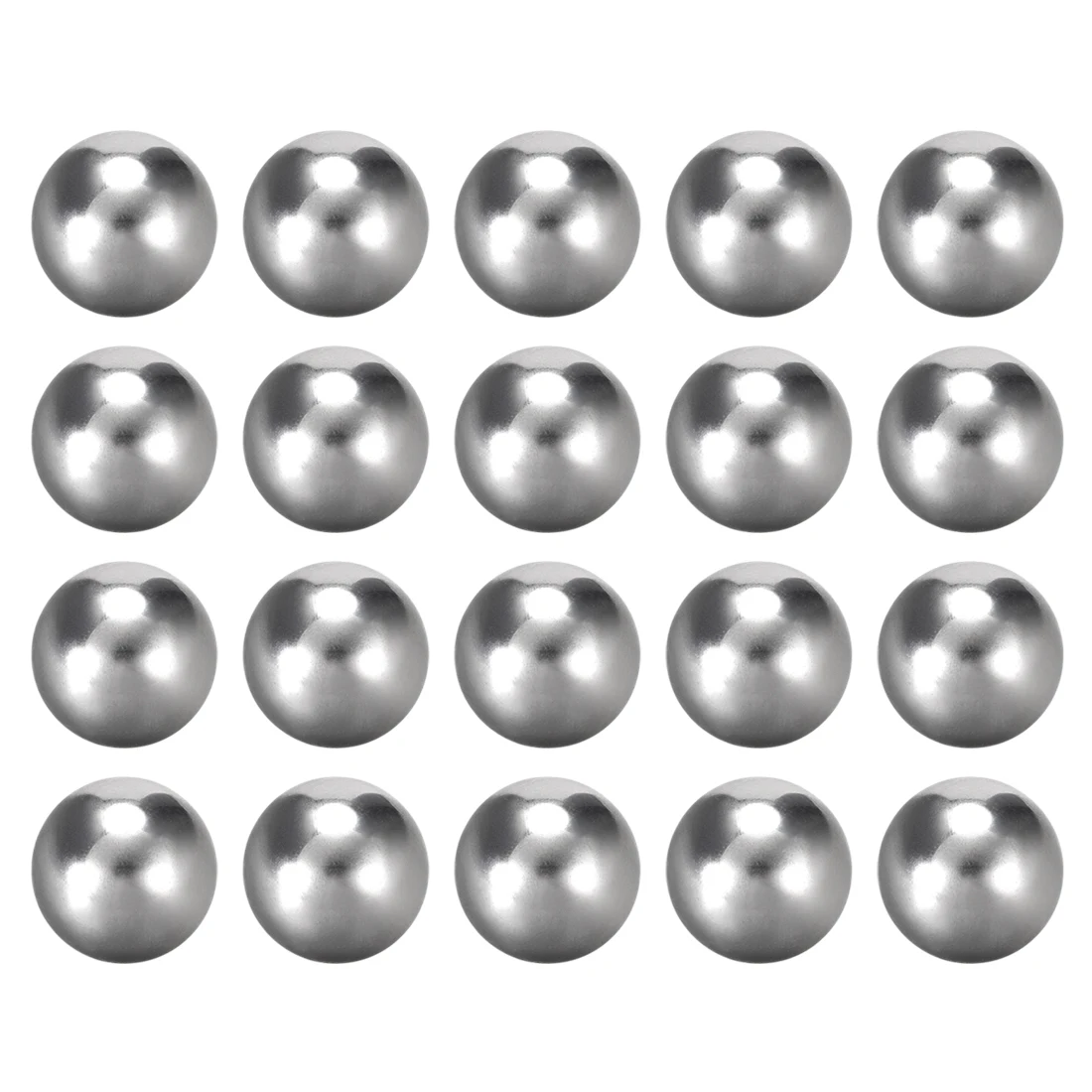 Uxcell 1-20pcs 스틸 베어링 볼 13mm 16mm 17mm 18mm 19mm 25mm 30mm 35mm 40mm G10 다양한 직경 정밀 크롬 스틸 볼