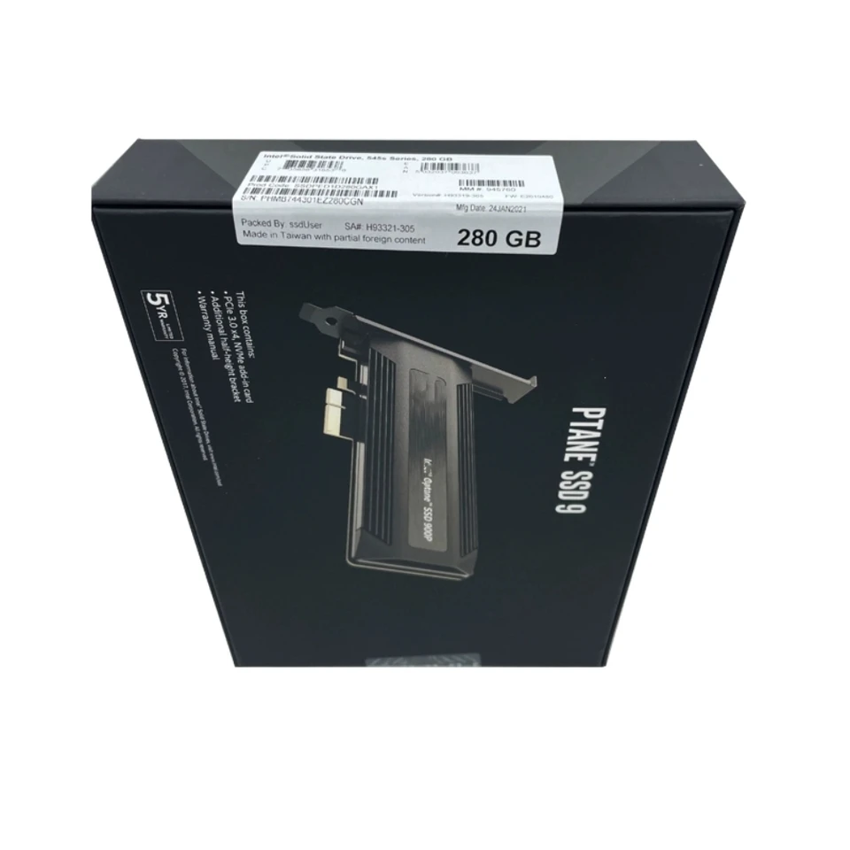 optane 900p 280GB HHHL(PCIE)版 新品未開封 【公式通販】