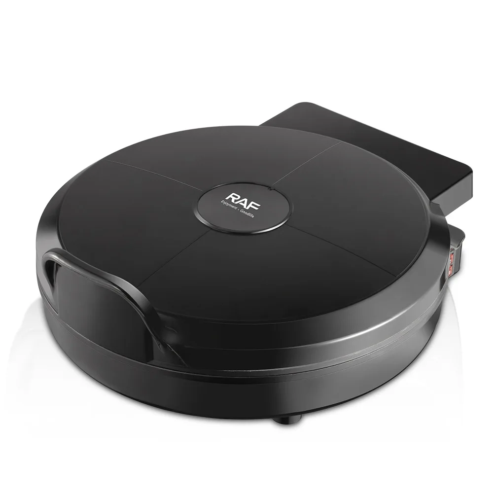 Household Double Sided Heating Pancake Maker Pizza Maker Non-stick Pizza Oven and Pie Maker Indoor Electric Grill 3
