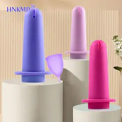 Portable Menstrual Cup Booster Medical Silicone Leak-proof Lady Women Menstrual Period Cup Booster Feminine Hygiene Product