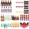 3/5/10Pcs/Lot 1/12 Dollhouse Miniature Mini Simulation Wine Bottle Accessories Decor Furniture Model Toys Children Gifts 1