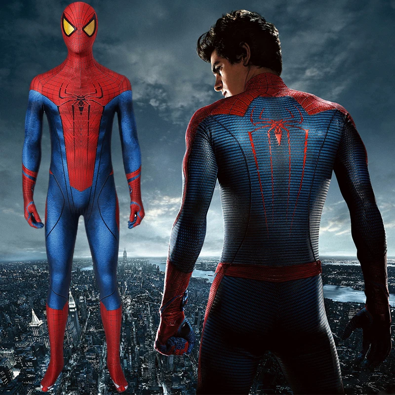 Spider-Man The Animated Series Cosplay Costume Bodysuit Peter Parker  Jumpsuit