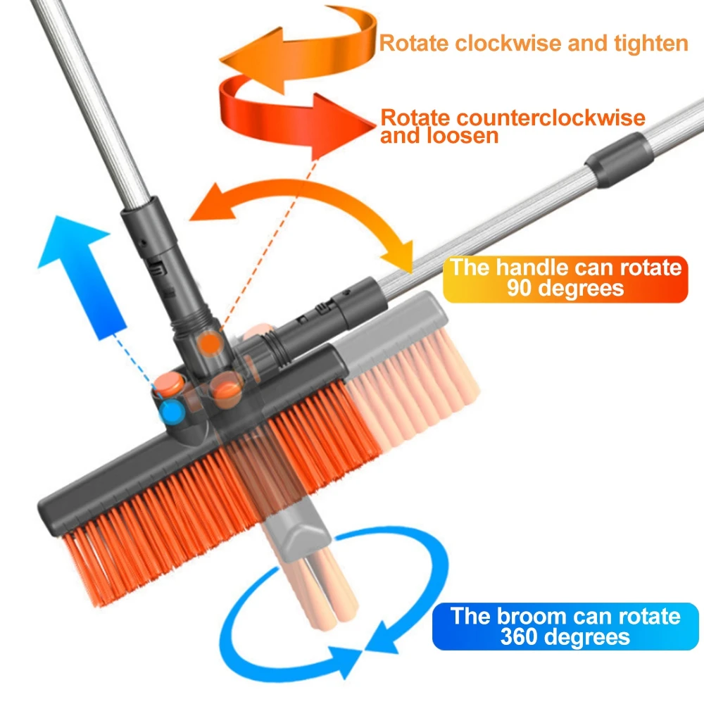 42.3" Multifunctional Car Windshield Snow Brush Ice Scraper Snow Remover Detachable Shovel Clean Tools for Car Windshield