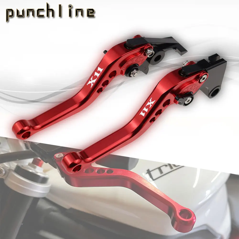 

Fit For X-11 1999-2002 Short Brake Clutch Levers For X-11 1999 2000 2001 2002 Motorcycle CNC Accessories Adjustable Handle Set