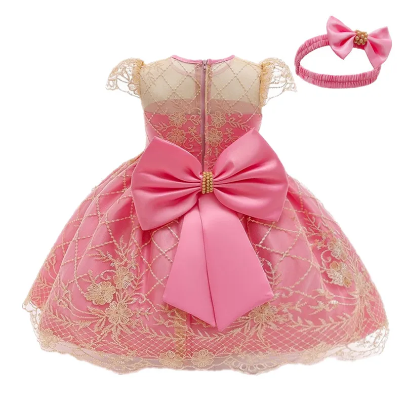 Newborn Baby Girls Princess Dress Toddler Kids 3 6 9 12 18 24 Months