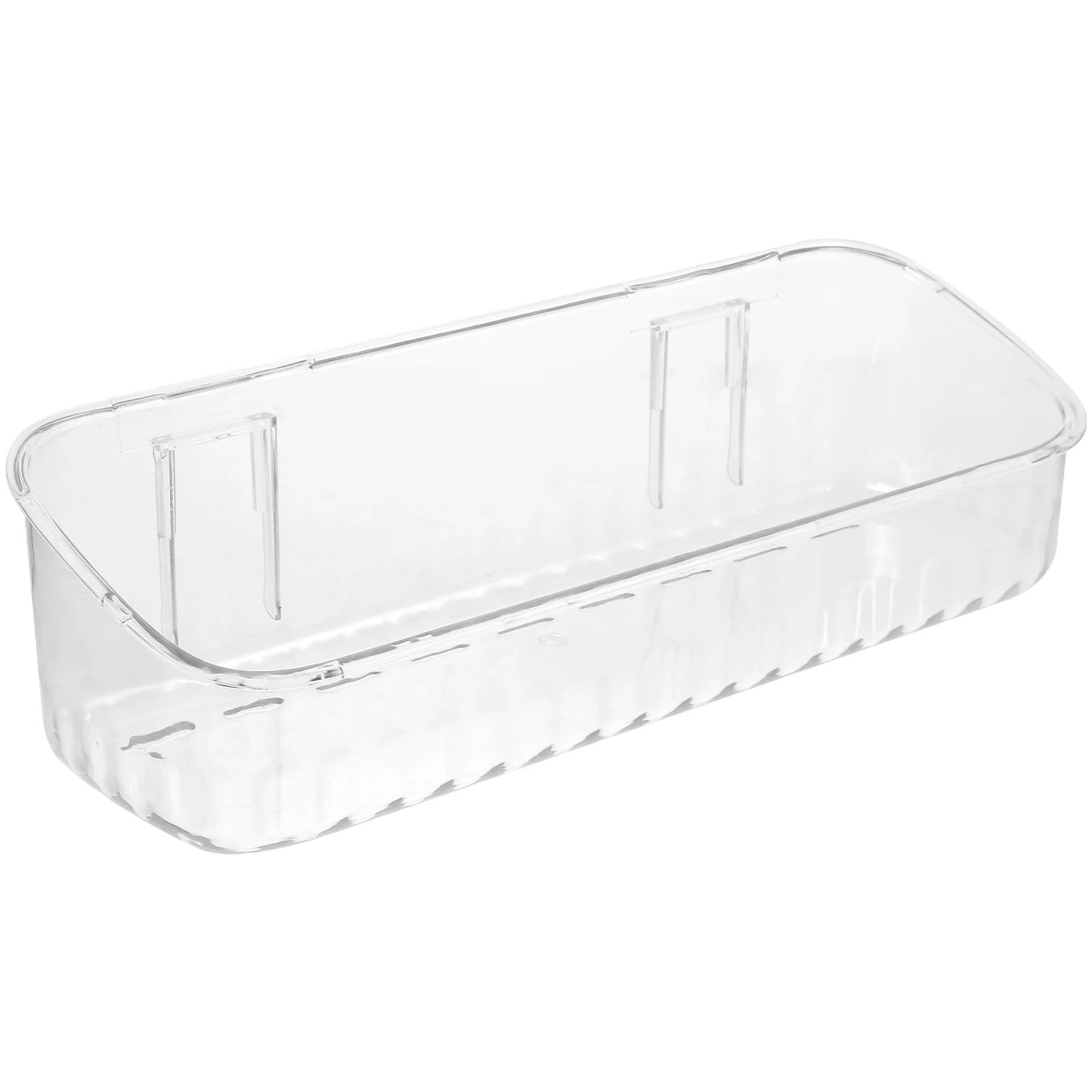 

Bathroom Wall Organizer Transparent Storage Holder Punch-free Bathroom Wall Hanging Storage Stand