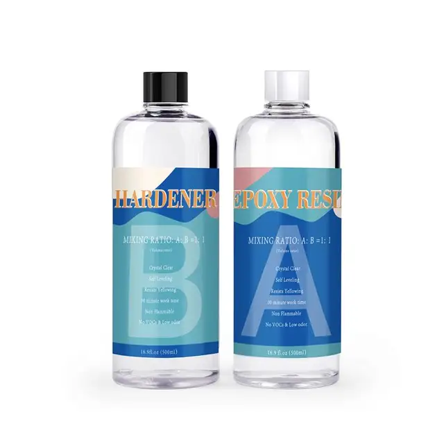 1:1เรซินอีพ็อกซี่ AB กาวแห้งเร็วกาวกาวสูงซีลเลอร์คริสตัลใสแข็งตัวอีพ็อกซี่ทำเครื่องประดับแบบ DIY 1