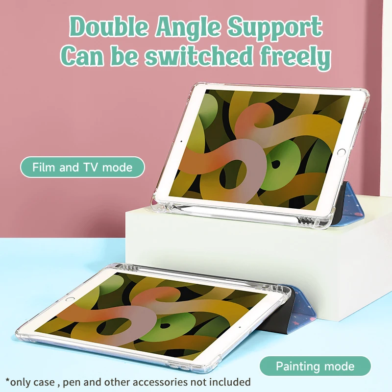 Universal Protective Tablet Case with Pencil Holder and Auto Wake/Sleep Feature