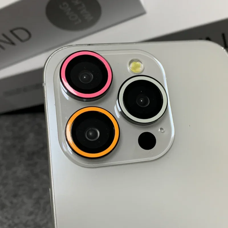 Luminous Full Cover Camera Lens Protector with Ceramic Rings