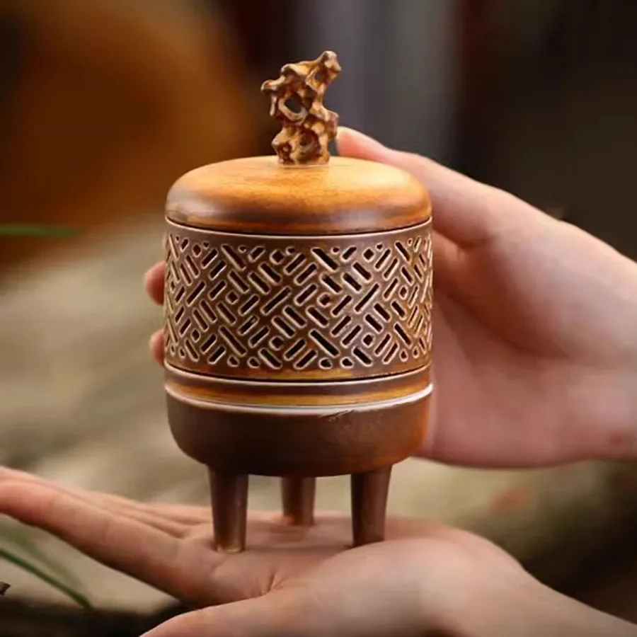 

Ornament Incense Burner Decoration Ceramic Oriental Incense Burner Vintage Chinese Traditional Portable Norse Incenso Room Decor
