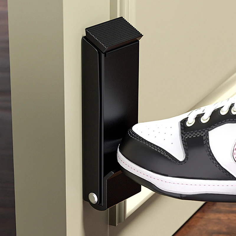 Door Stoppers Pedal Kick Down Door Stop Self Adhesive Holder No Drilling Stoppers Stainless Steel Anti-Slip Doorstop silicone door stopper,door stopper bumpers,door stopper,magnetic door stopper