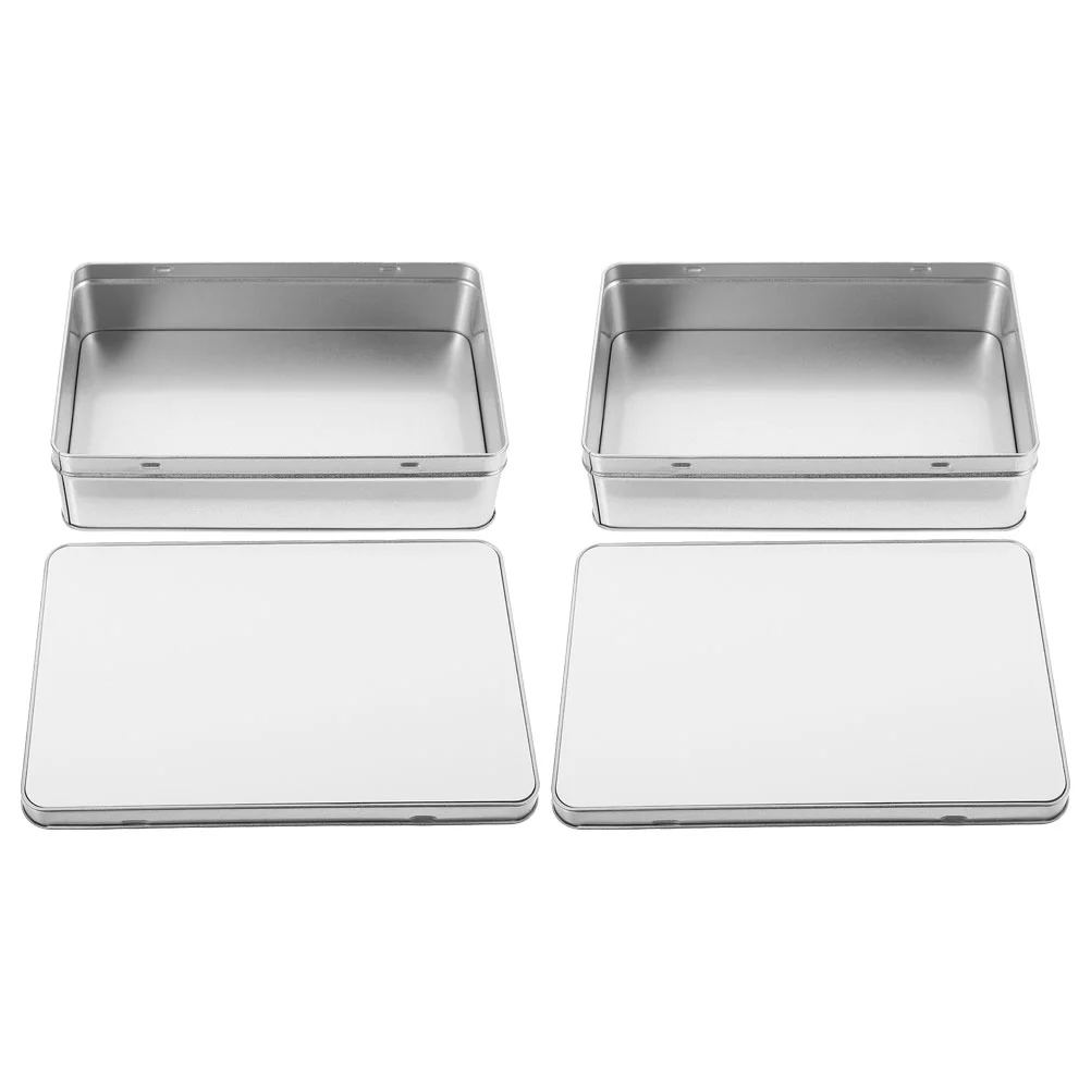 

Square Gift Boxes Candy Sublimation Blanks Storage Tins Case Iron Metal Containers Packaging Cases Holder