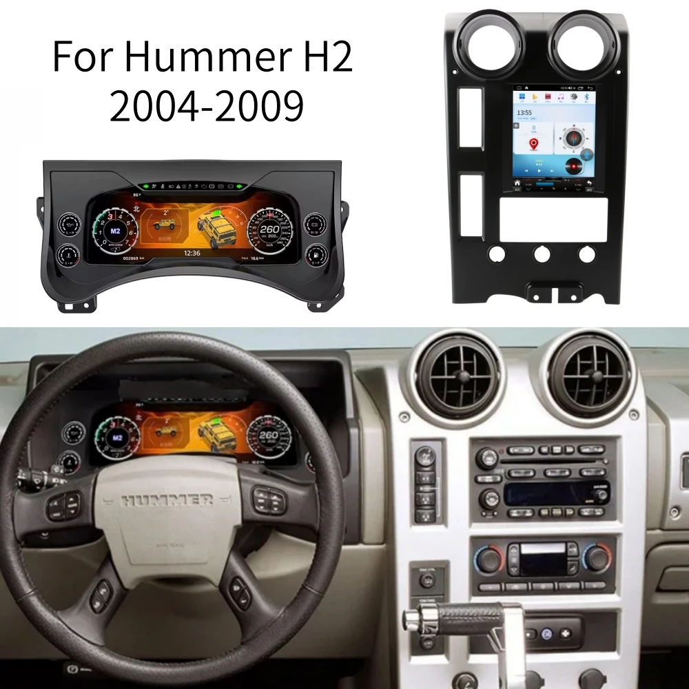 Autoradio Android 15 Pour Hummer H2 (2003-2007) Avec GPS Et Carplay – Modernise Ton Vieux H2 !