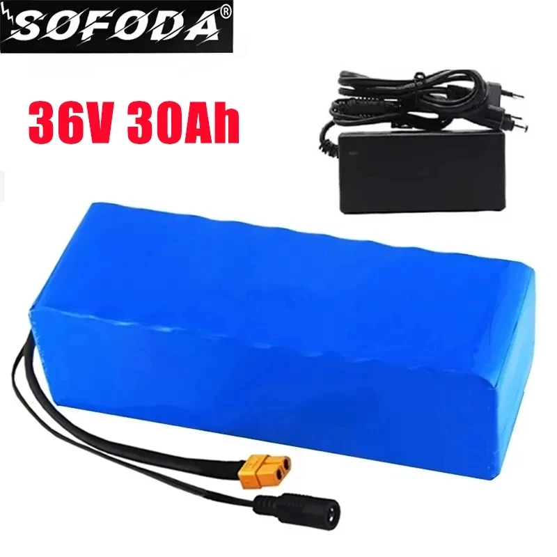 

10S3P 36V 30Ah 30000mAh 18650 Lithium Battery Pack 600W, for Modified Bikes Electric Vehicle Battery
