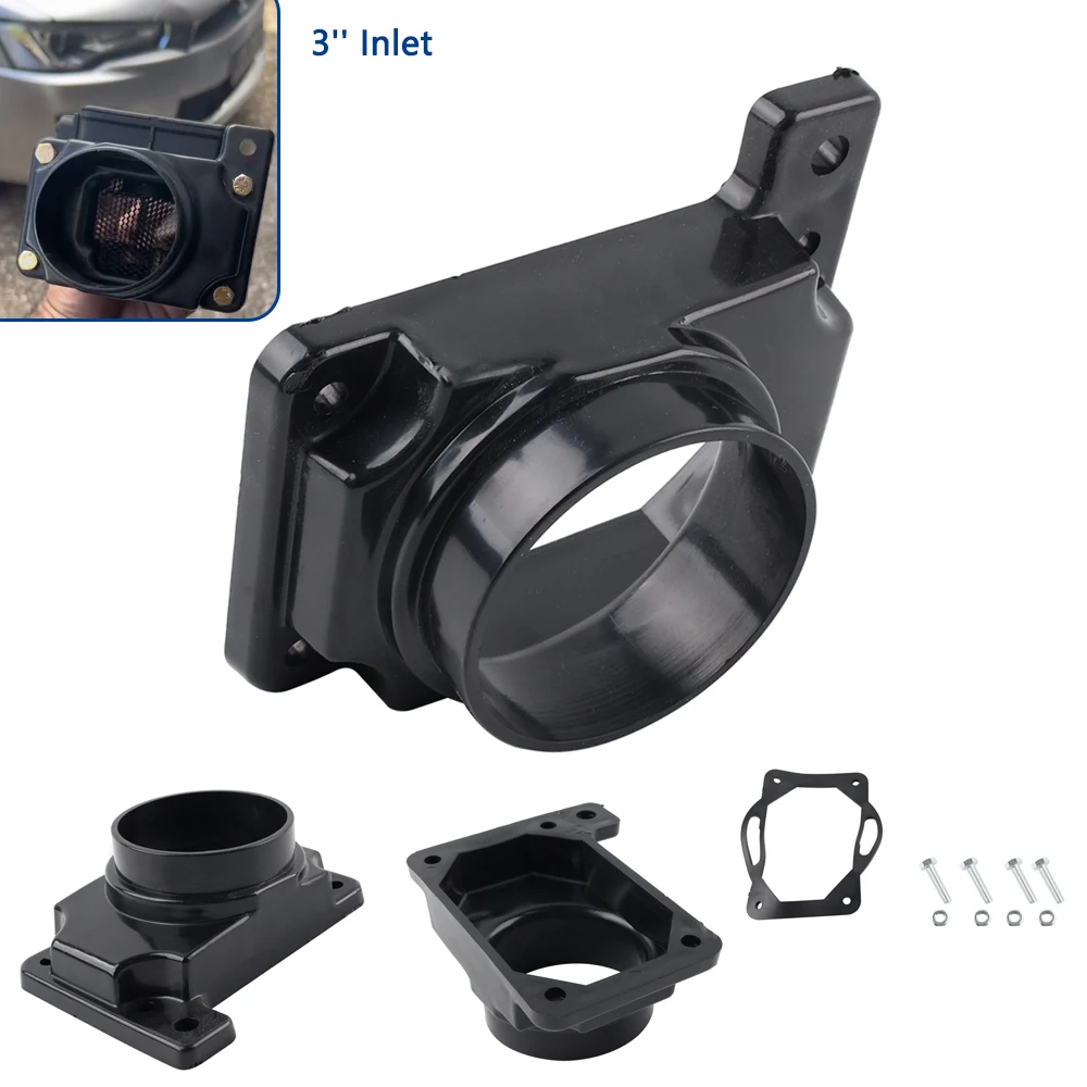 3'' Inlet Air Flow Sensor Adapter MAF Filter Adapter for Mitsubishi
