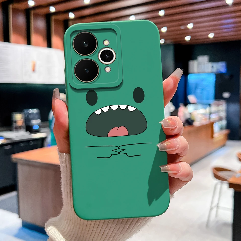 Creative Cartoon Pattern Soft Back Phone Case with Camera Protection - Lightweight Shell