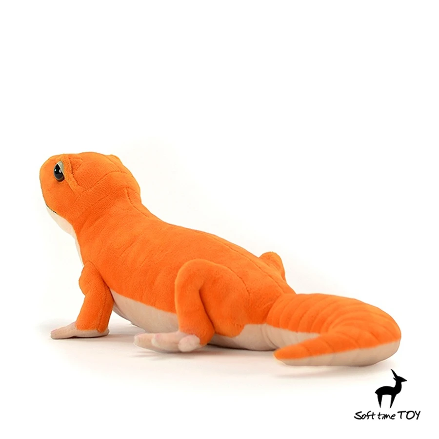 Fat Tail Gecko High Fidelity Anime Cute House Lizard Plushie African Geckos Plush Toys Lifelike Animals Simulation Stuffed Doll 4