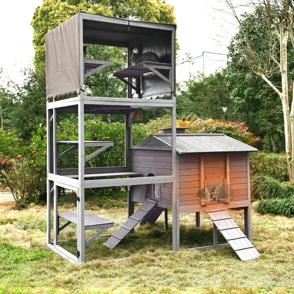 Outdoor Catio Cat Enclosure 1